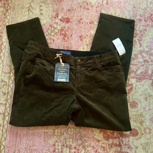 NWT Democracy Dark Olive Corduroy Patriot Ab Solution Trousers - Picture 7 of 9